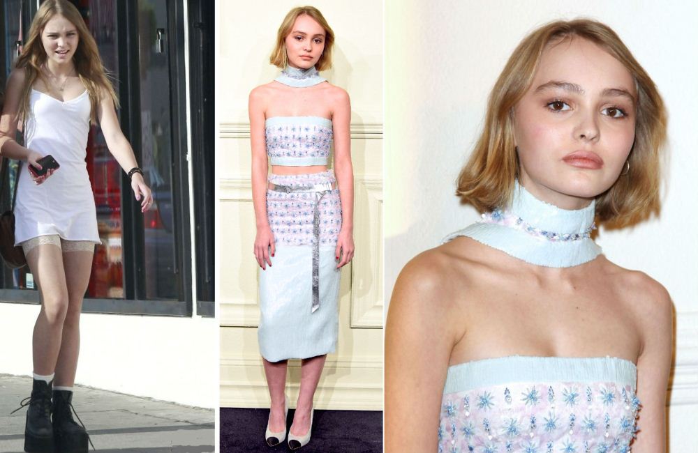 Lily Rose Depp causó verdadero alboroto en el show de Chanel 