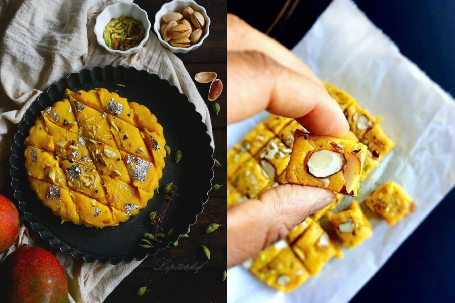 Burfi de mango y coco |  12 mejores postres indios |  Su belleza