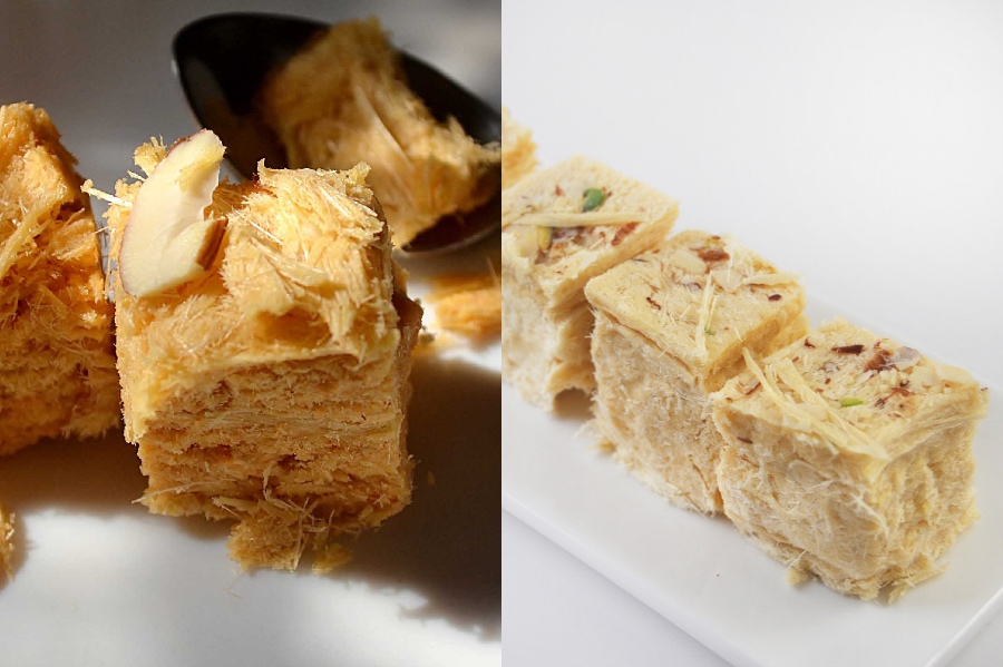 Soan Papdi |  12 mejores postres indios |  Su belleza