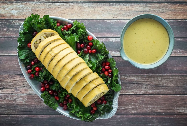 Rollo de tofu |  8 ideas de platos vegetarianos para la mesa de Acción de Gracias |  Su belleza