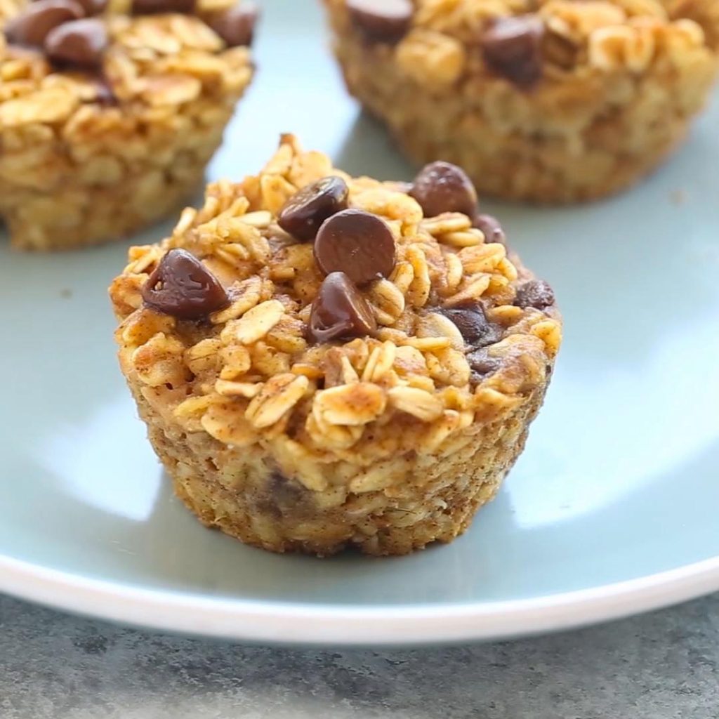   Muffins de calabaza y avena al horno |  12 recetas saludables de calabaza perfectas para el otoño |  Su belleza