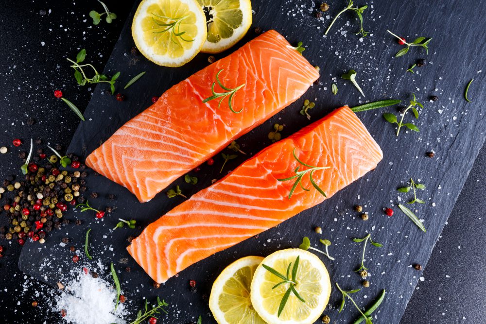 Repleto de proteínas |  7 beneficios para la salud del salmón |  Su belleza