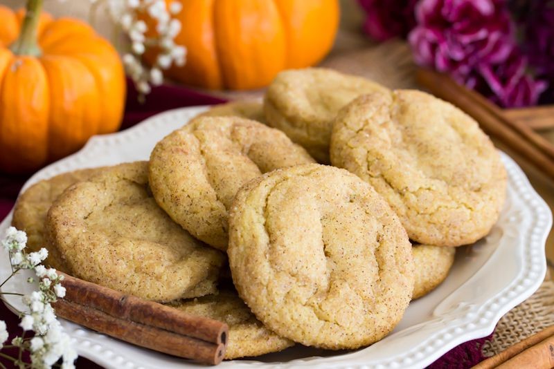 Snickerdoodles de calabaza |  15 ideas fáciles de galletas de Halloween |  Su belleza
