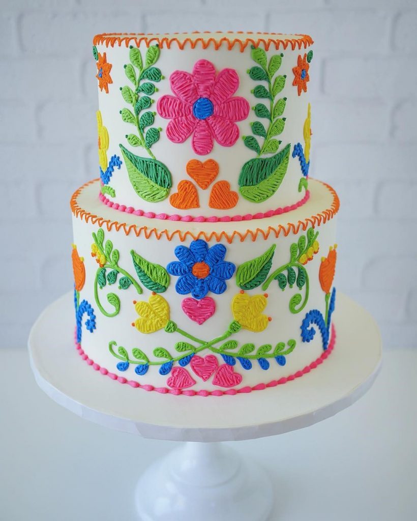 Los pasteles bordados de Leslie Vigil te traerán alegría #2 |  Su belleza