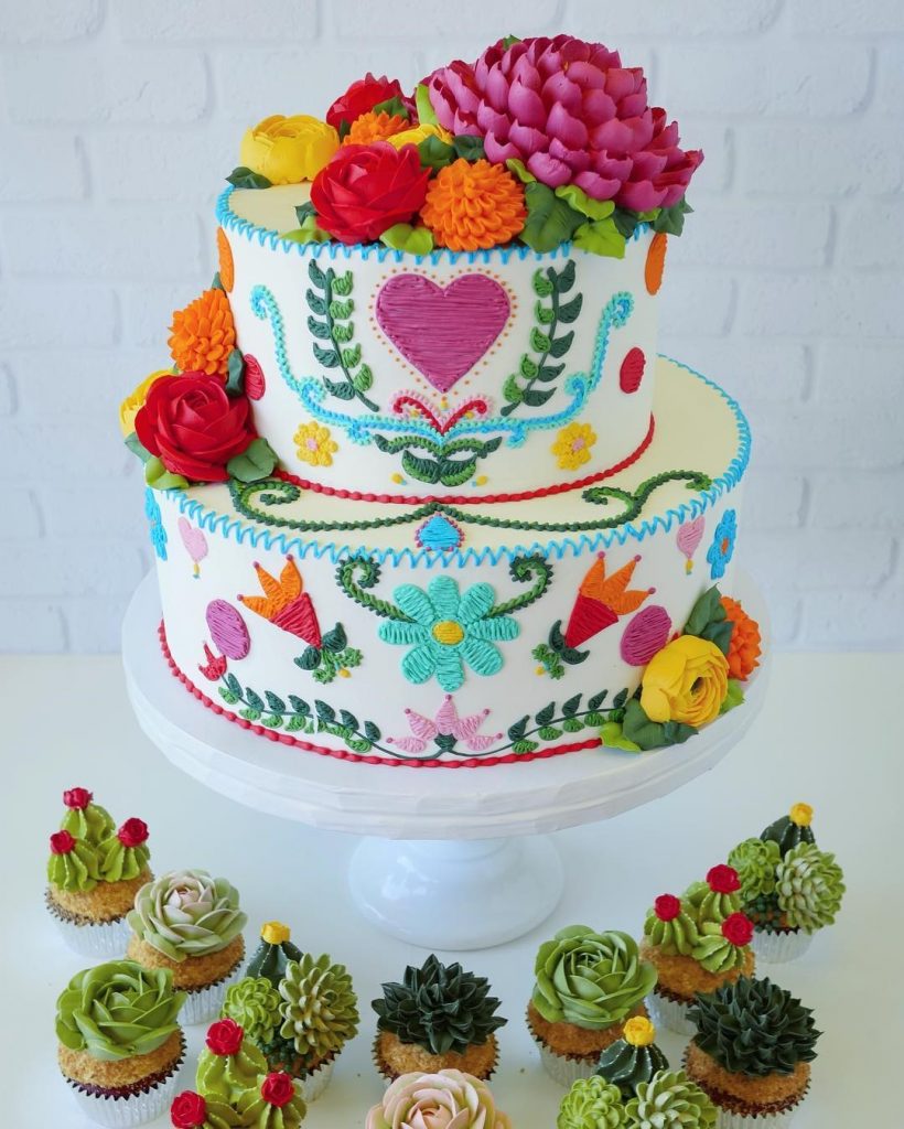 Los pasteles bordados de Leslie Vigil te traerán alegría #4 |  Su belleza