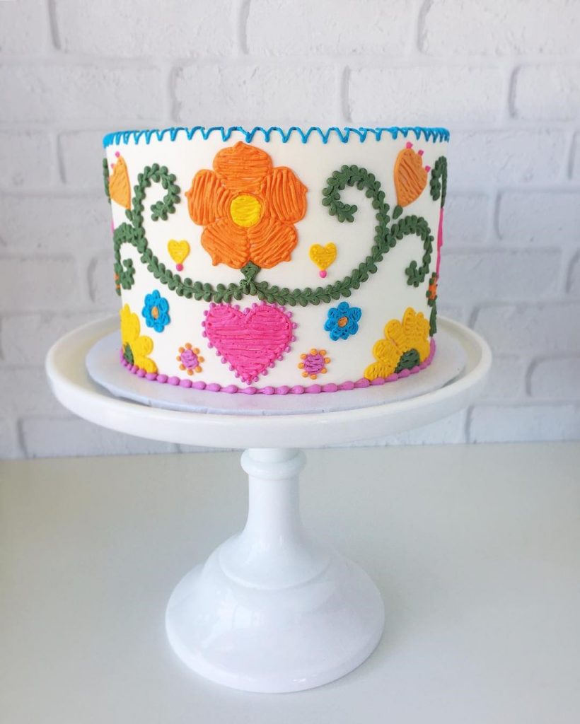 Los pasteles bordados de Leslie Vigil te traerán alegría #7 |  Su belleza