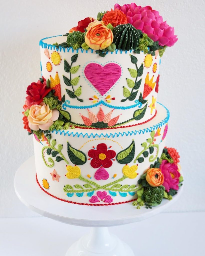 Los pasteles bordados de Leslie Vigil te traerán alegría #8 |  Su belleza