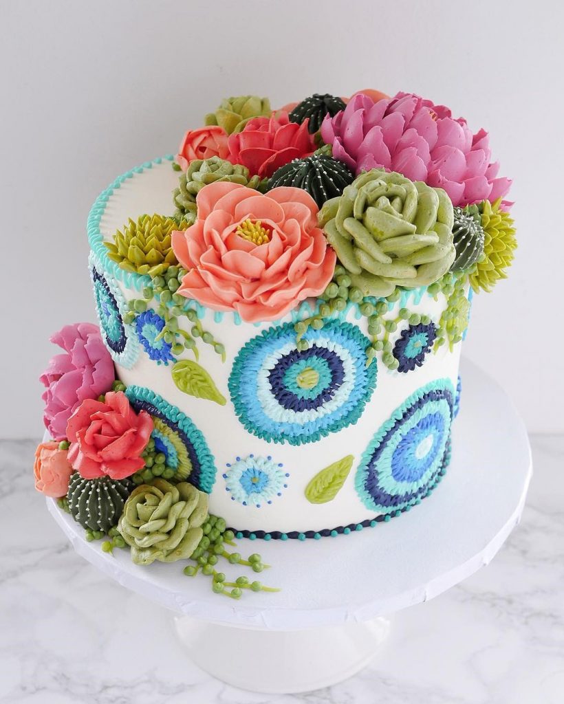 Los pasteles bordados de Leslie Vigil te traerán alegría #9 |  Su belleza