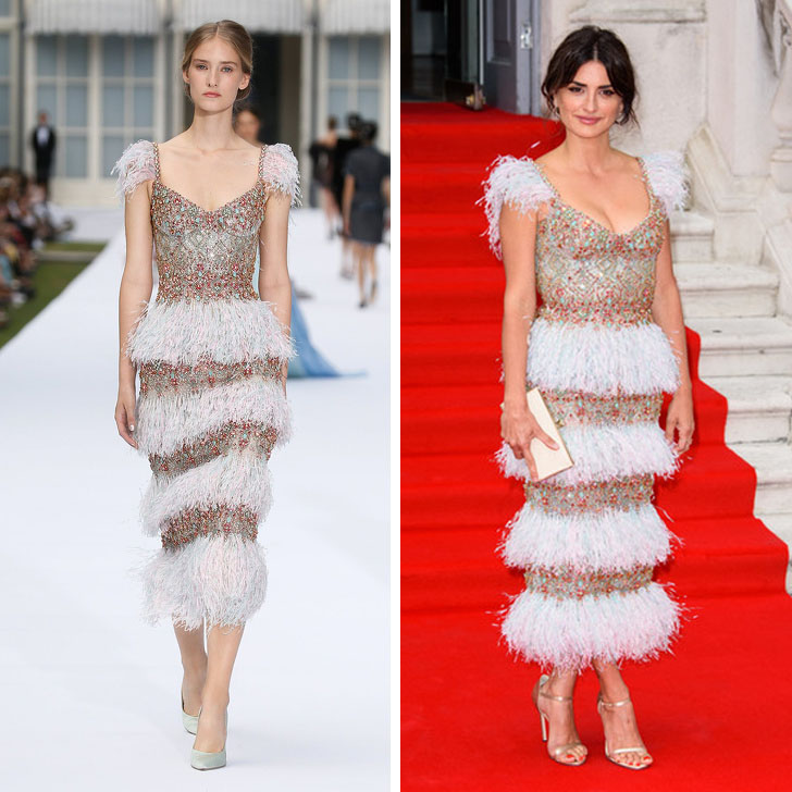 Penélope Cruz – Ralph & Russo |  quién lo lució mejor: 12 vestidos que las celebridades sacaron de la pasarela |  Su belleza