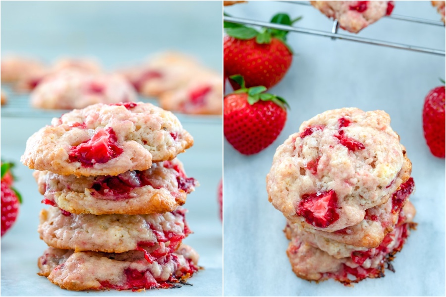 Galletas de Tarta de Fresa |  6 mejores recetas de fresas para probar este verano |  Su belleza