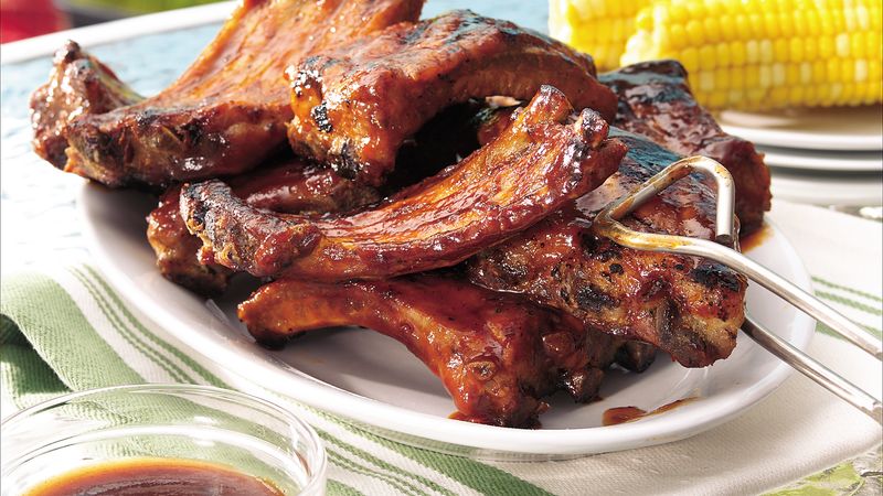 Costillas a la barbacoa con cola |  12 recetas a la parrilla que debes probar este verano |  Su belleza