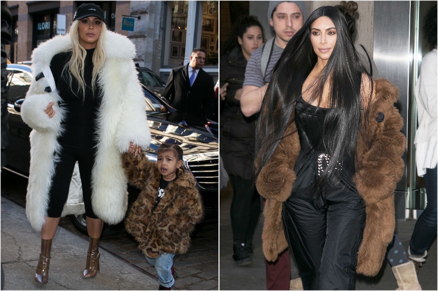Colección de piel sintética de Kim |  6 de los looks más caros de Kim Kardashian |  Su belleza