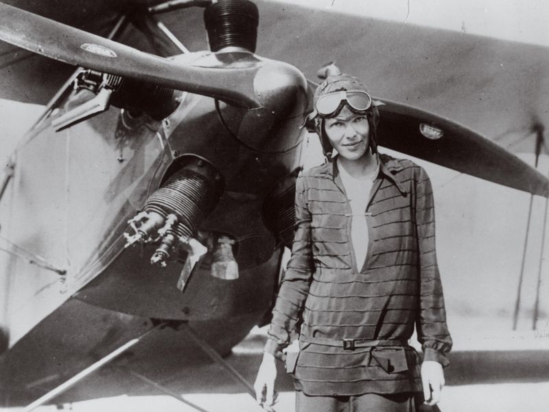 Amelia Earhart |  10 mujeres más influyentes de la historia |  Su belleza