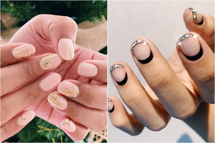 Diseños de uñas simples #2 |  34 mejores ideas de diseño de uñas de invierno |  Su belleza