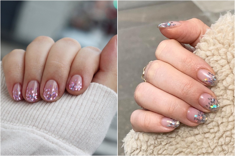 Diseños de uñas simples #4 |  34 mejores ideas de diseño de uñas de invierno |  Su belleza