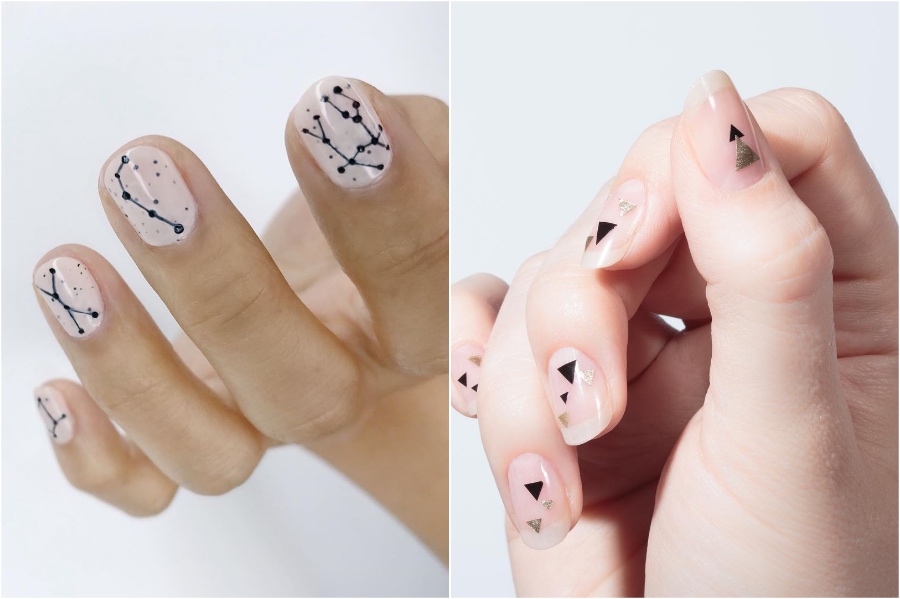 Diseños de uñas simples #6 |  34 mejores ideas de diseño de uñas de invierno |  Su belleza