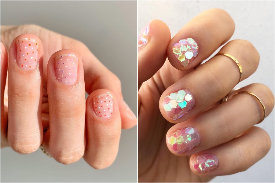 Diseños de uñas simples #8 |  34 mejores ideas de diseño de uñas de invierno |  Su belleza