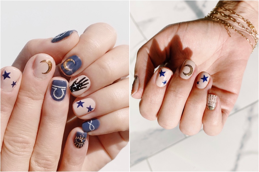 Diseños de uñas funky #2 |  34 mejores ideas de diseño de uñas de invierno |  Su belleza