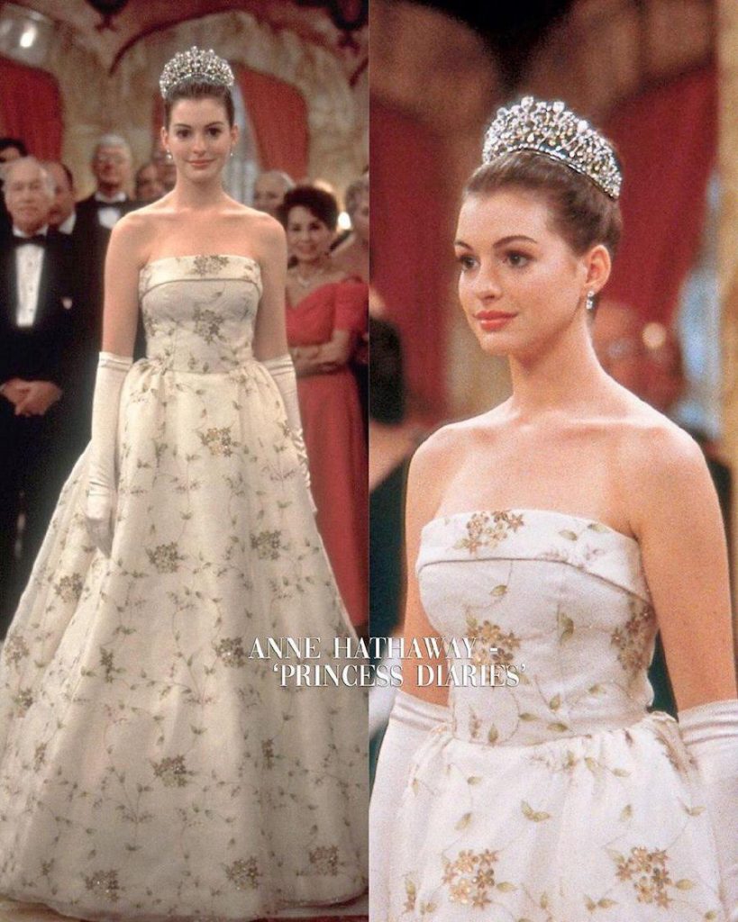 Anne Hathaway – El diario de la princesa |  15 vestidos icónicos de películas que desearías poder usar |  Su belleza