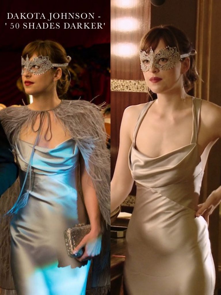 Dakota Johnson – 50 sombras más oscuras |  15 vestidos icónicos de películas que desearías poder usar |  Su belleza