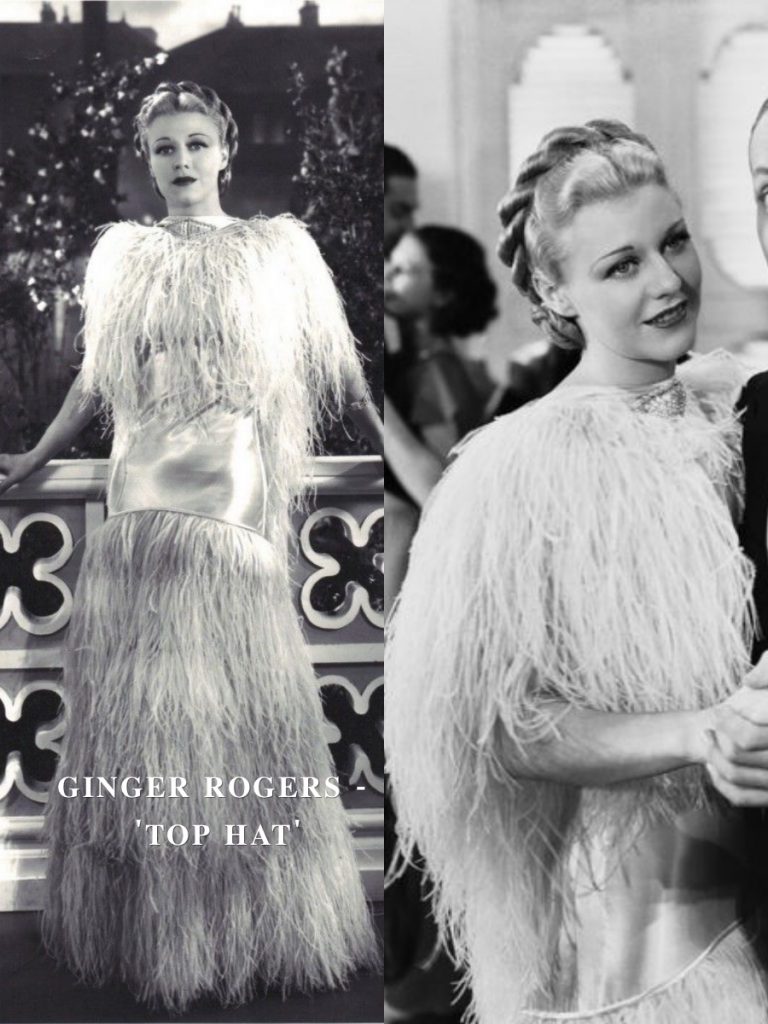 Ginger Rogers – Sombrero de copa |  15 vestidos icónicos de películas que desearías poder usar |  Su belleza