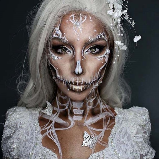 #9 |  10 ideas de maquillaje para el Día de los Muertos |  Su belleza