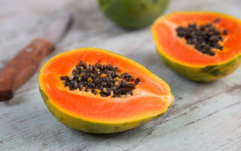 Papaya |  10 mejores exfoliantes naturales para la piel |  Su belleza