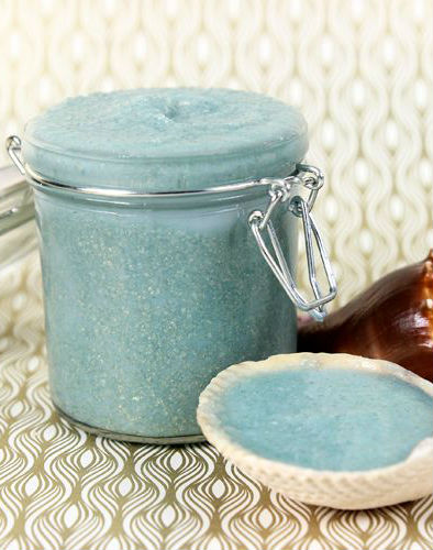 Exfoliante de sal marina brillante |  10 recetas caseras de exfoliantes con sal marina que puedes hacer tú mismo |  Su belleza