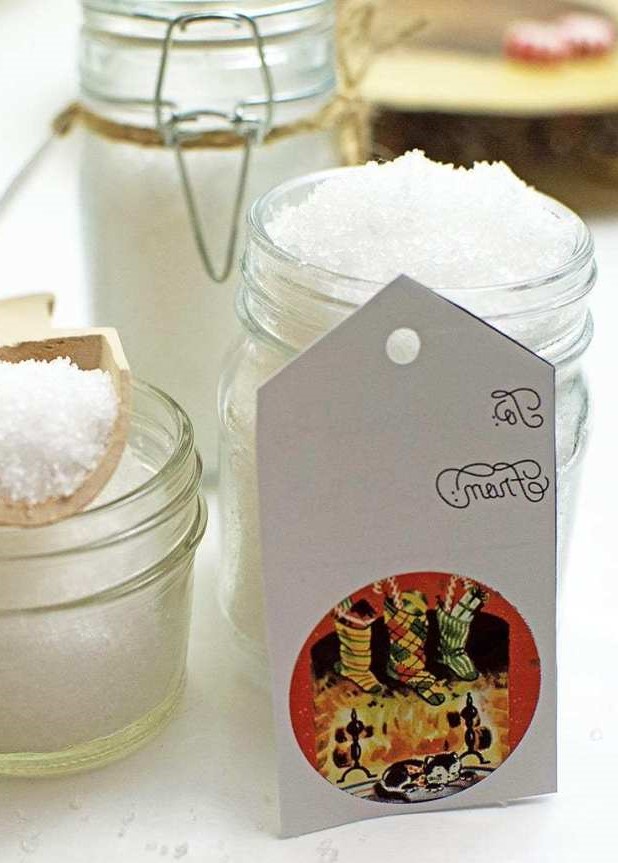 Exfoliante de sal de menta #2 |  10 recetas caseras de exfoliantes con sal marina que puedes hacer tú mismo |  Su belleza