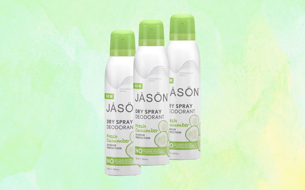 Desodorante en spray seco Jason SOFT |  10 mejores desodorantes naturales para mujeres |  Su belleza