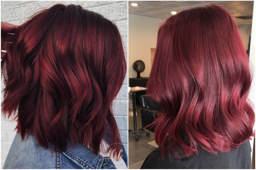 Vino Caliente |  15 ideas de moda para el cabello rojo para probar |  Su belleza