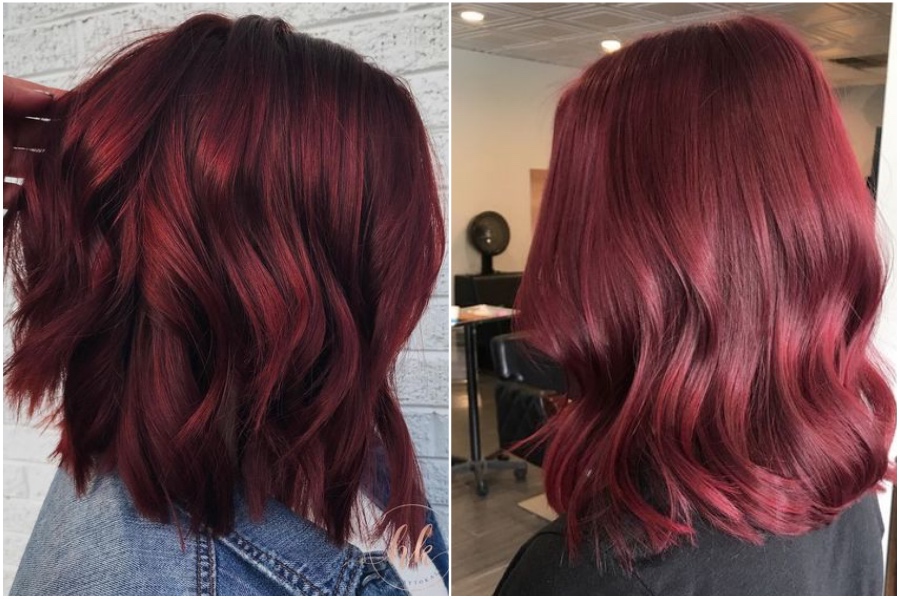 Vino Caliente |  15 ideas de moda para el cabello rojo para probar |  Su belleza
