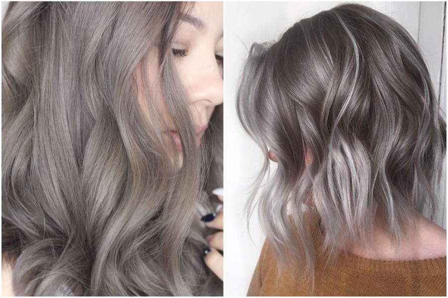 gris ceniza |  Cómo tener cabello plateado: la guía definitiva para teñir tu cabello Her Beauty