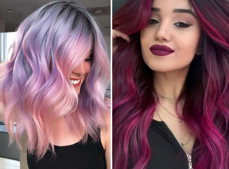 Pelo morado |  8 nuevas tendencias de belleza que toda chica con estilo debe seguir (¡no más abdominales de 6 paquetes!) Her Beauty