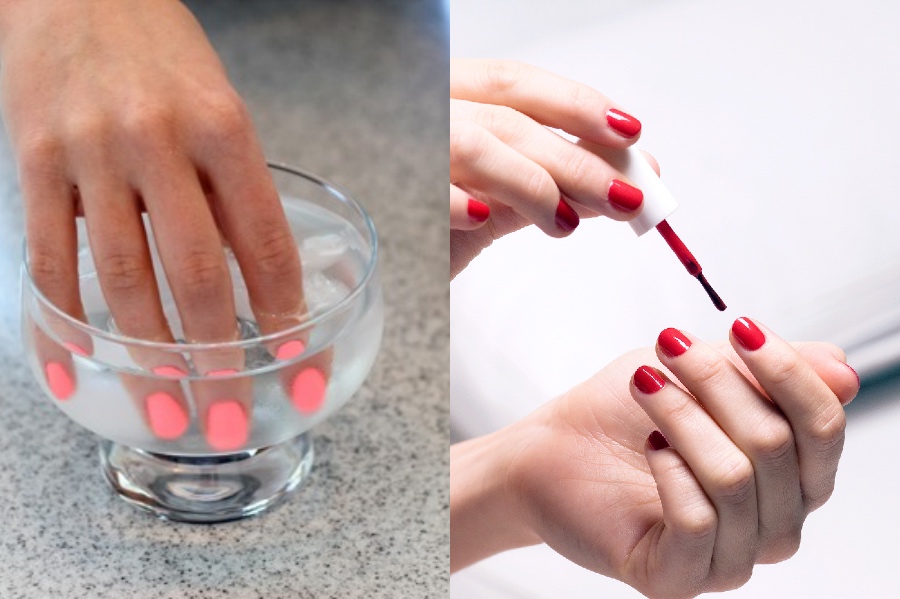 Cómo hacer que el esmalte de uñas se seque más rápido |  7 trucos de esmalte de uñas que debes saber |  Su belleza