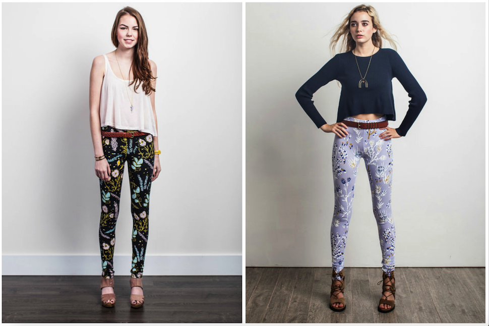 4.Pantalones de yoga florales Parte 2