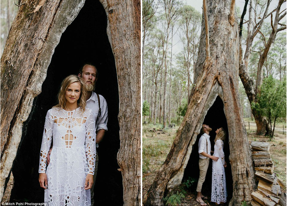 esta-pareja-diy-boda-orgánica-es-hermosa-pero-vale la pena-girar-los-ojos-11