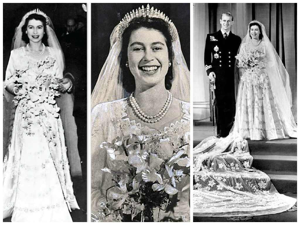 Reina Isabel II - Vestidos de novia icónicos