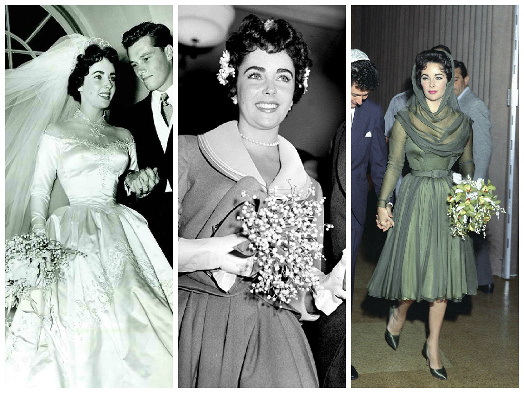 Elizabeth Taylor - Vestidos de novia icónicos
