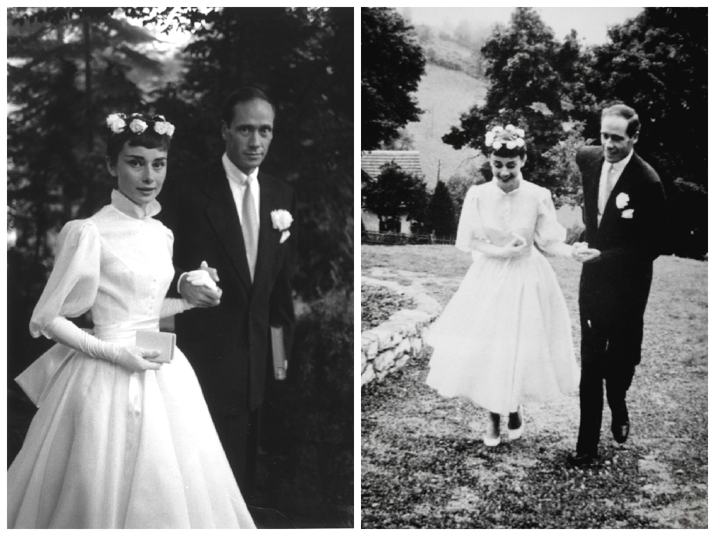 Audrey Hepburn - Vestidos de novia icónicos