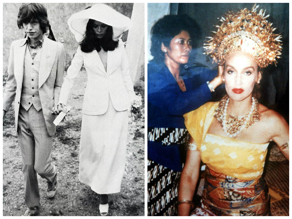 Bianca Jagger y Jerry Hall - Vestidos de novia icónicos