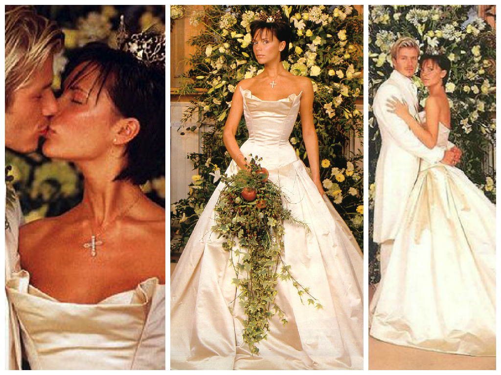 Victoria Beckham - Vestidos de novia icónicos