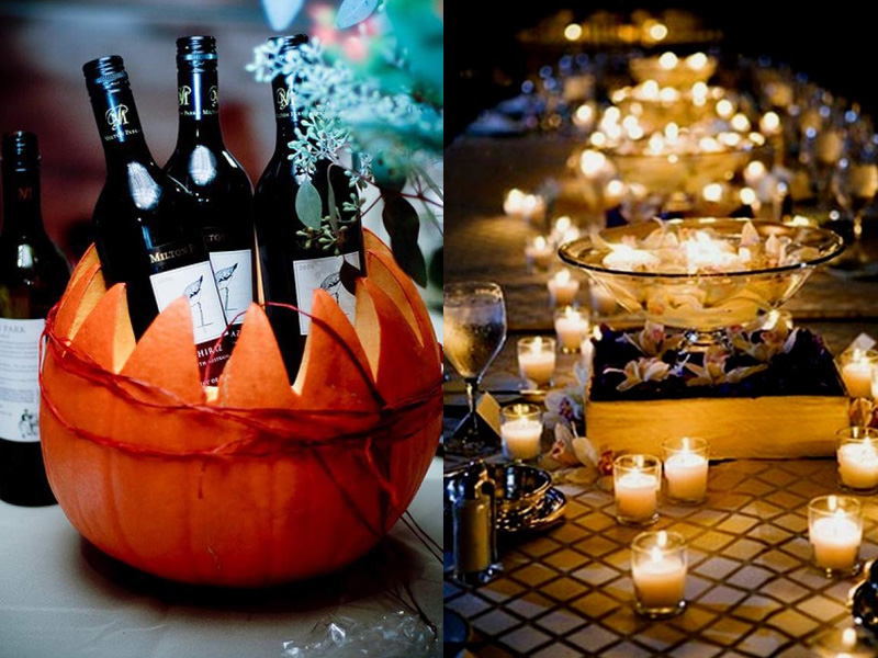 Ideas elegantes y espeluznantes para bodas de Halloween 8