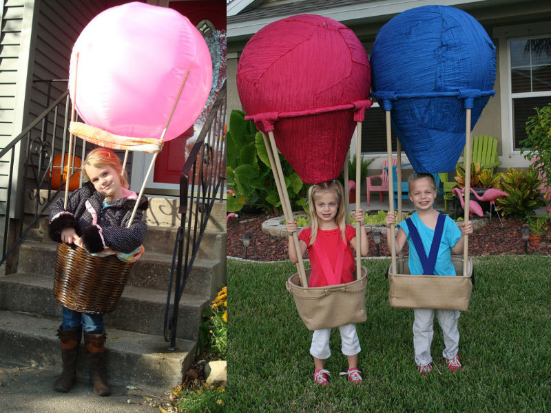 Disfraz de globo aerostático: divertidas ideas para disfraces de Halloween para niños