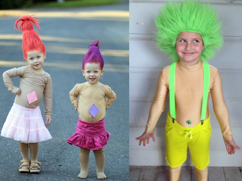 Disfraz de Troll - Ideas divertidas para disfraces de Halloween para niños