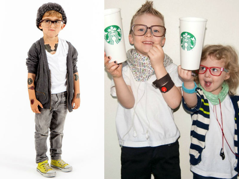 Little Hipster Costume - Divertidas ideas para disfraces de Halloween para niños