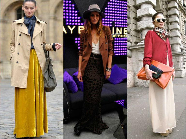 Faldas largas: las mejores tendencias de moda para el otoño de 2014