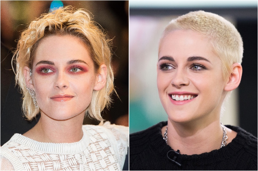 Kristen Stewart |  15 estrellas que se raparon la cabeza y la lucieron |  Su belleza