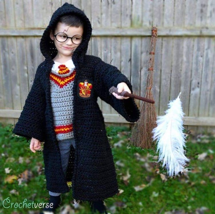 interpretación de 'Harry Potter' |  mamá teje disfraces de cultura pop increíblemente elaborados |  Su belleza