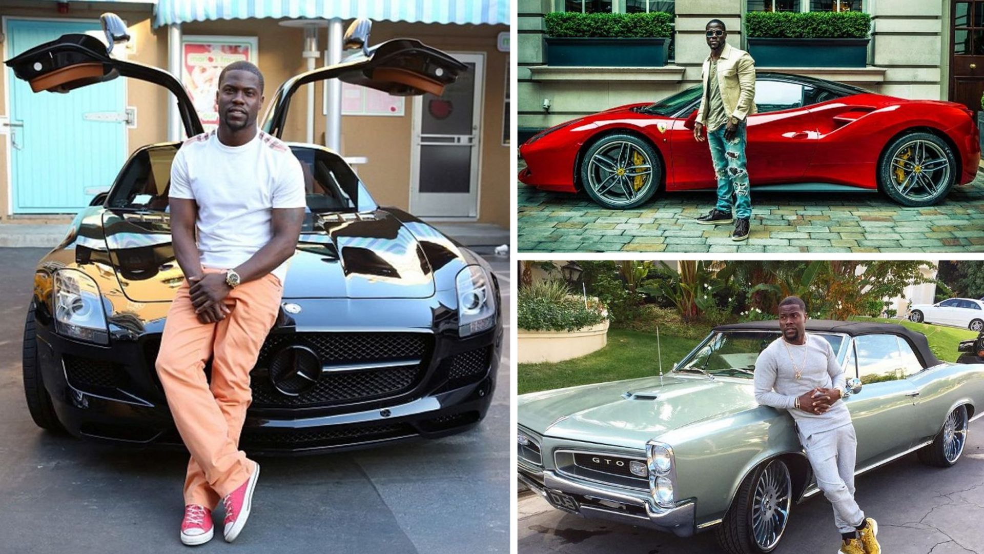 Los coches de Kevin Heart |  15 hechos de Kevin Hart que te sorprenderán |  Su belleza